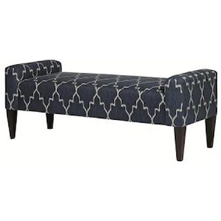 Sudbury High End Accent Bench in Transitional Furniture Style